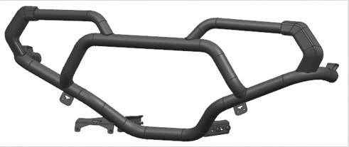 BUMPER, REAR, 625 NEW