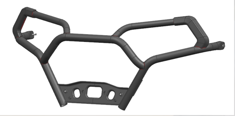 BUMPER, FRONT, 625 NEW