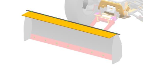 SNOW PLOW UPPER BAFFLE 60
