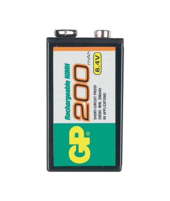 GP 6F22 laddbart batteri 8,4 V 200 mAh