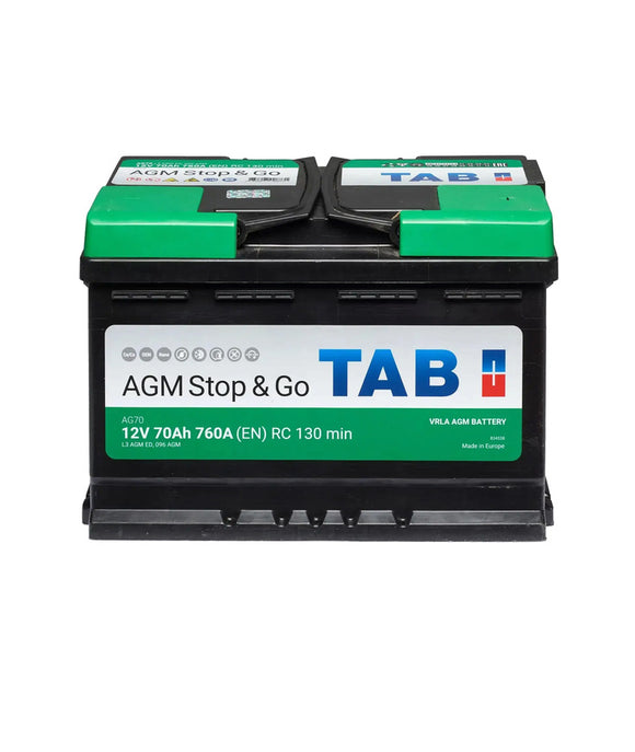 70 Ah Start TAB AGM