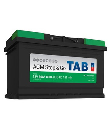 80 Ah Start TAB AGM