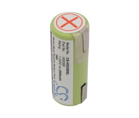 Laddbart ersättningsbatteri för Braun-tandborste 1,2 V 2500 mAh