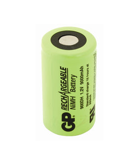 GP D industribatteri NiMH 1,2 V 9000 mAh