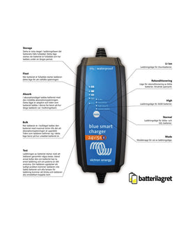 Victron Blue Smart IP65s batteriladdare 24 V 5 A