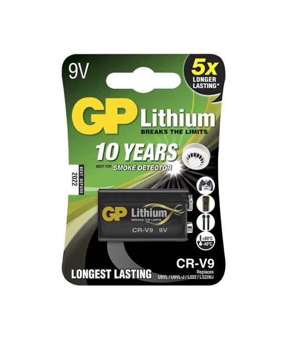 GP Lithium Longlife 9 V batteri