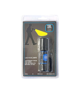 LED-ficklampa med justerbart fokus – 380 lumen