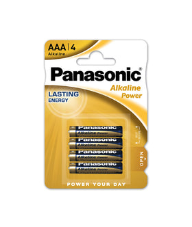 Panasonic Alkaline Power AAA LR03 1,5 V – 4-pack