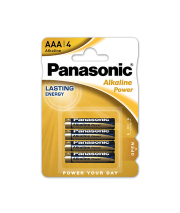 Panasonic Alkaline Power AAA LR03 1,5 V – 4-pack