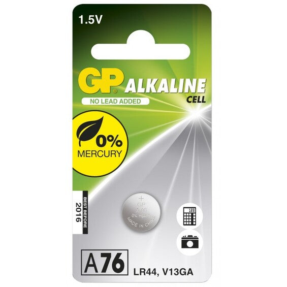 LR44 / A76 alkaliskt knappcellsbatteri – 1,5 V
