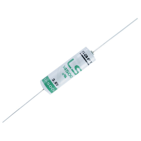 Saft LS14500CNA AA litiumbatteri 3,6 V med axiella trådar