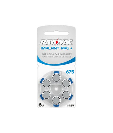 Rayovac Implant Pro+ 675 hörapparatsbatterier