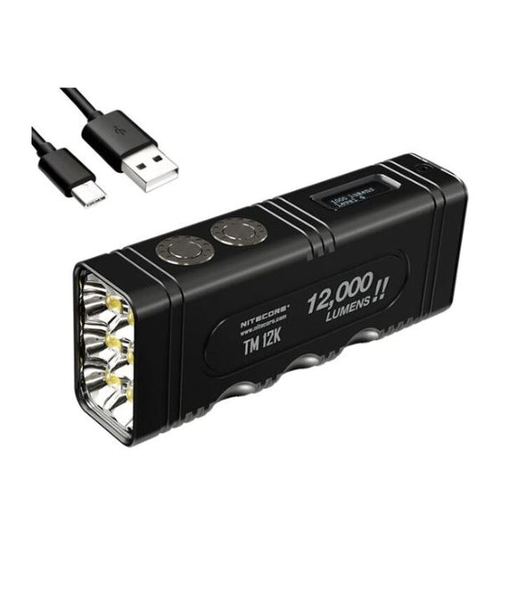 Nitecore Ficklampa TM12K, 12 000 LM
