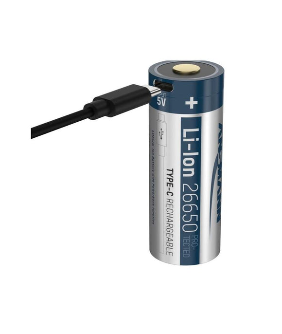 Ansmann 26650 laddbart litiumbatteri 3,6 V 5100 mAh
