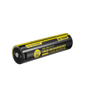 Nitecore NL1836R 18650 laddbart Li-ion-batteri 3,7 V 3600 mAh med USB-C