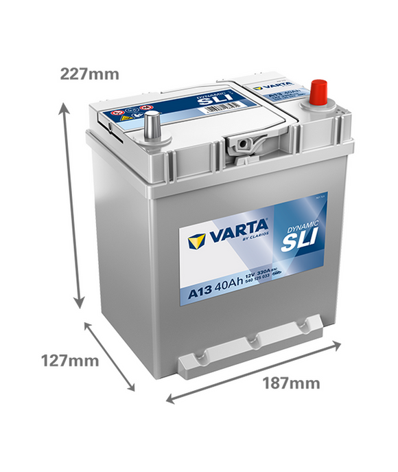 40 Ah Startbatteri Varta Dynamic A13