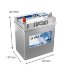 40 Ah Startbatteri Varta Dynamic SLI A15
