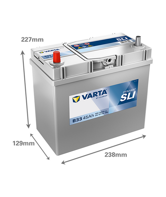 45 Ah Startbatteri Varta Dynamic SLI B33