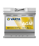 50 Ah Startbatteri Varta Dynamic AGM A9