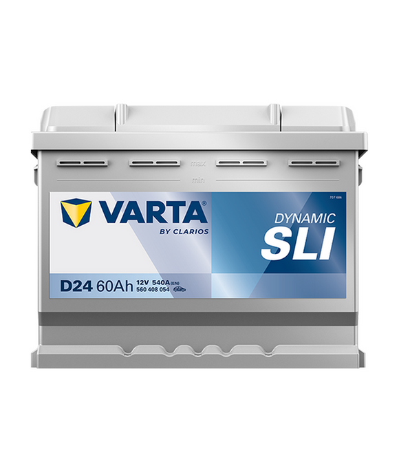 60 Ah Startbatteri Varta Dynamic SLI D24