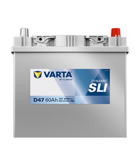 60 Ah Startbatteri Varta Dynamic SLI D47
