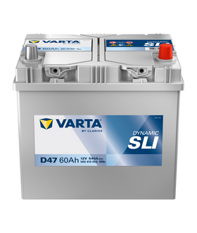 60 Ah Startbatteri Varta Dynamic SLI D47