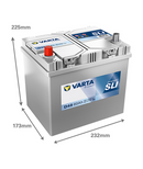 60 Ah Startbatteri Varta Dynamic SLI D48