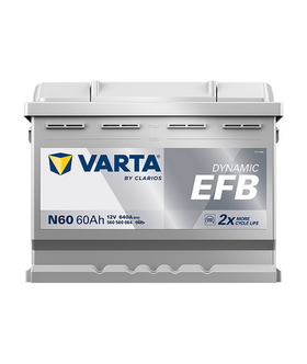 60 Ah Startbatteri Varta Dynamic EFB N60