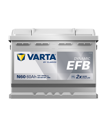 60 Ah Startbatteri Varta Dynamic EFB N60