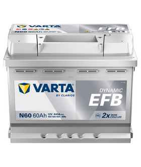 60 Ah Startbatteri Varta Dynamic EFB N60