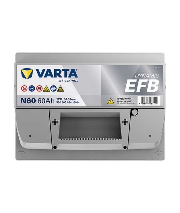 60 Ah Startbatteri Varta Dynamic EFB N60