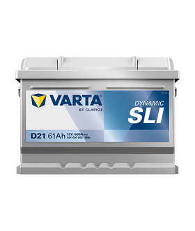 61 Ah Startbatteri Varta Dynamic SLI D21