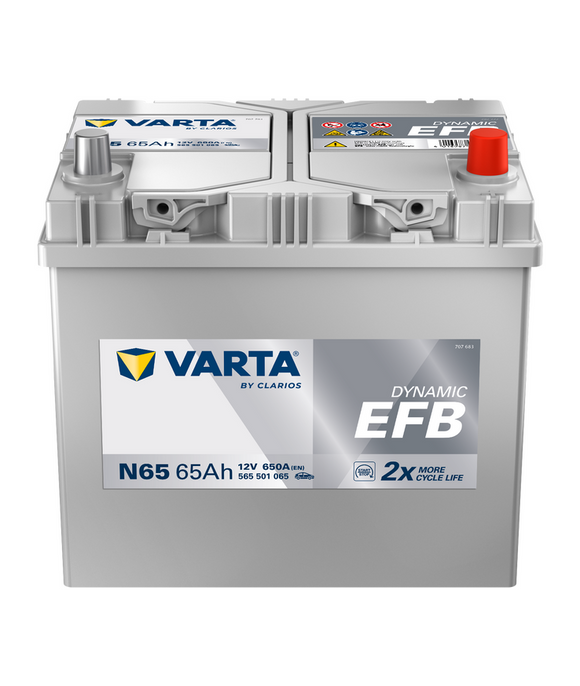 65 Ah Startbatteri Varta Dynamic EFB N65