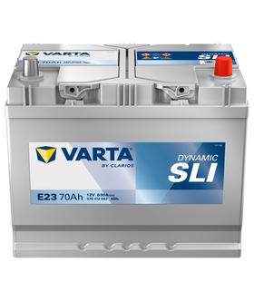 70 Ah Startbatteri Varta Dynamic SLI E23