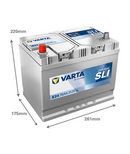 70 Ah Startbatteri Varta Dynamic SLI E24
