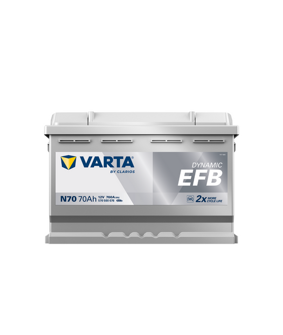 70 Ah Startbatteri Varta Dynamic EFB N70
