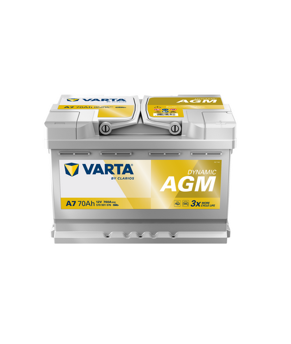 70 Ah Startbatteri Varta Dynamic AGM A7