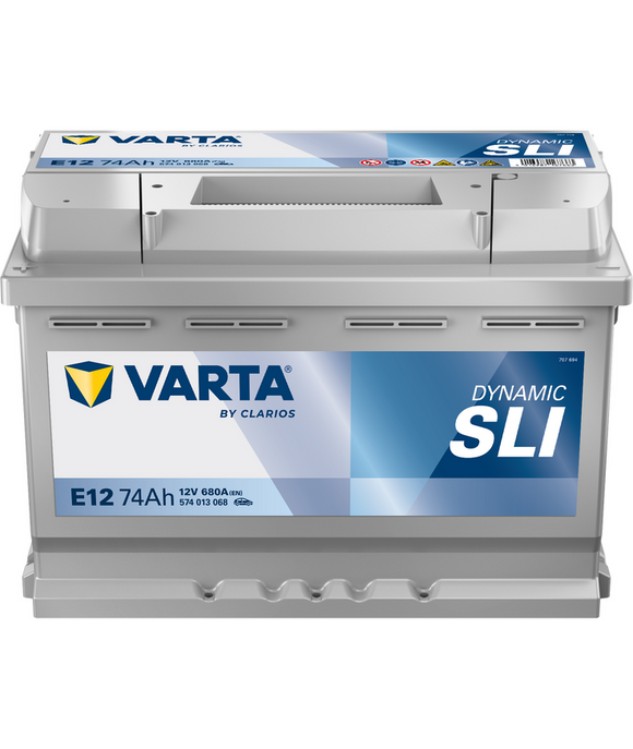 74 Ah Startbatteri Varta Dynamic SLI E12