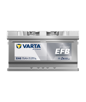 75 Ah Startbatteri Varta Dynamic EFB E46