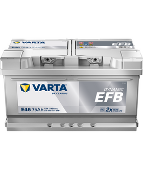 75 Ah Startbatteri Varta Dynamic EFB E46