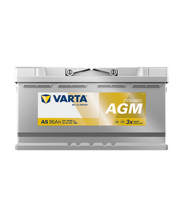 95 Ah Startbatteri Varta Dynamic AGM A5