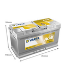 95 Ah Startbatteri Varta Dynamic AGM A5