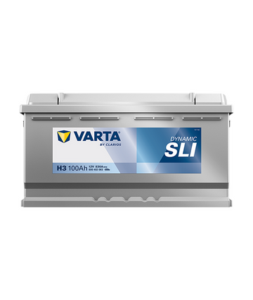 100 Ah Startbatteri Varta Dynamic SLI H3