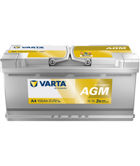 105 Ah Startbatteri Varta Dynamic AGM A4