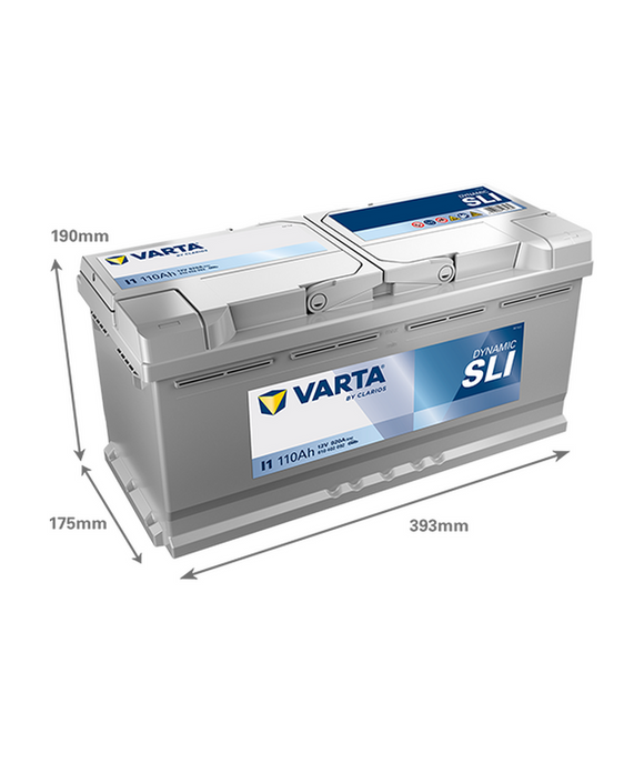 110 Ah Startbatteri Varta Dynamic SLI i1