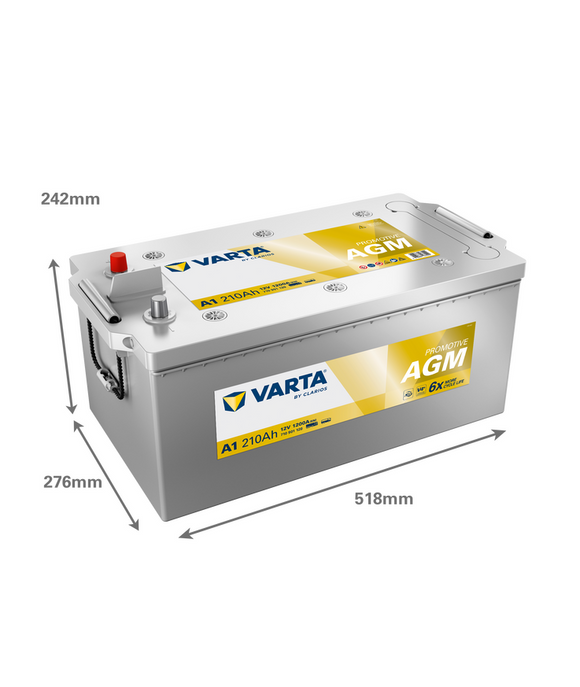 210 Ah Start / förbrukning Varta Promotive AGM A1