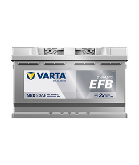 80 Ah Startbatteri Varta Dynamic EFB N80