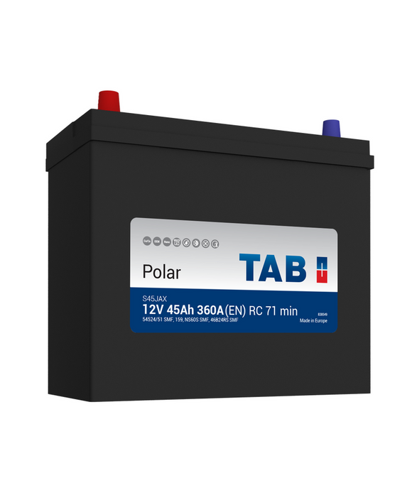 45 Ah Startbatteri TAB S45JAX