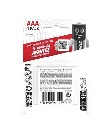Energizer Max AAA LR03 1,5 V – 4-pack