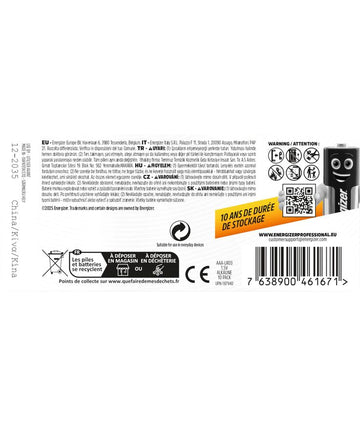 Energizer Industrial AAA LR03 1,5 V – 10-pack